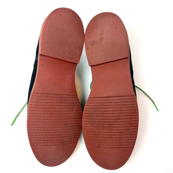 Walk-Over Suede Derby Oxford Shoe Navy Green Heritage Preppy Size 8.5 main image 9